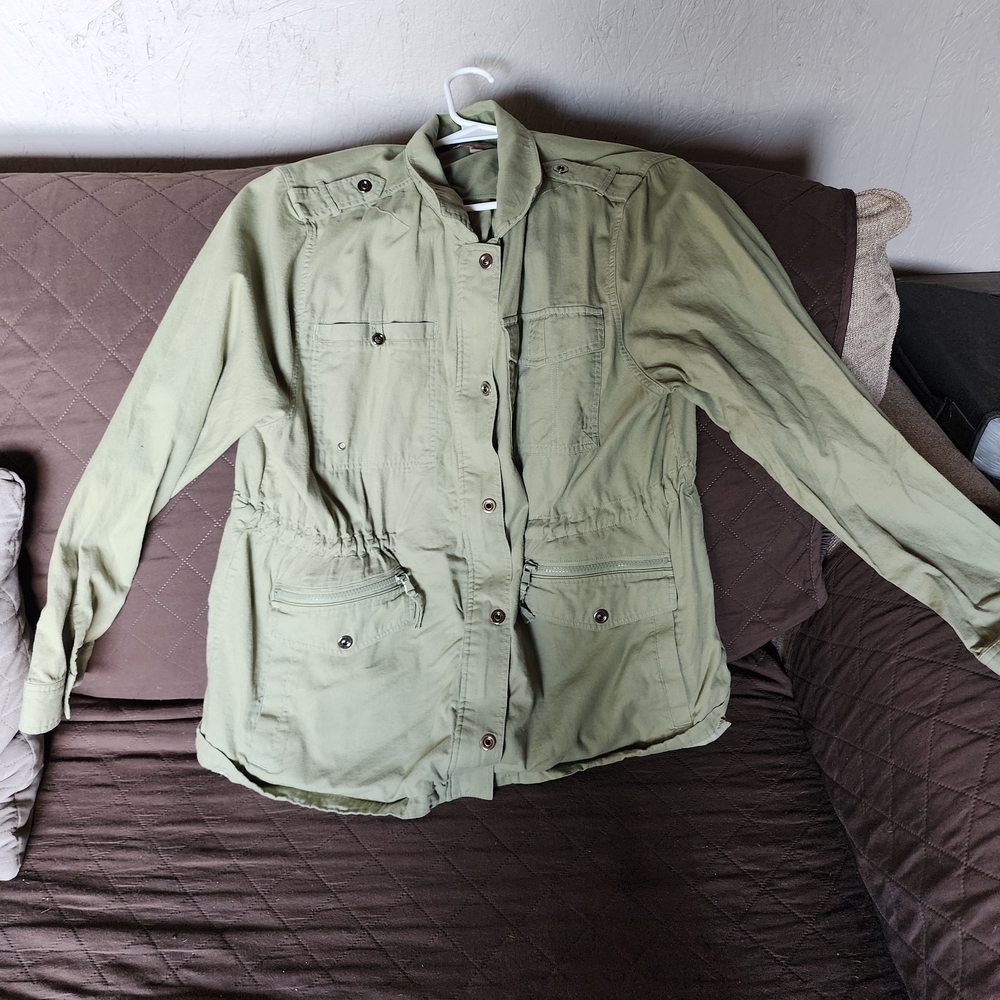 Olive Green Women's Utility Jacket